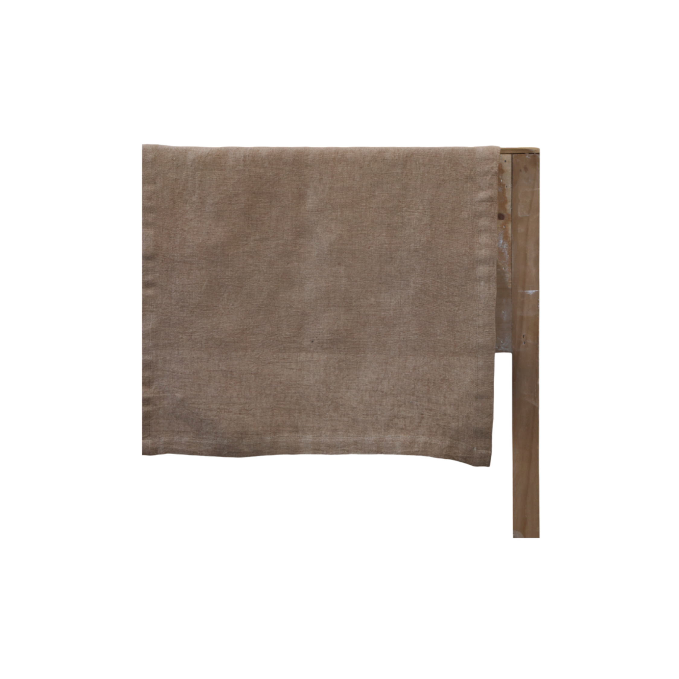 Chic Antique Tischläufer aus Leinen in bernstein im skandinavischen Landhausstil