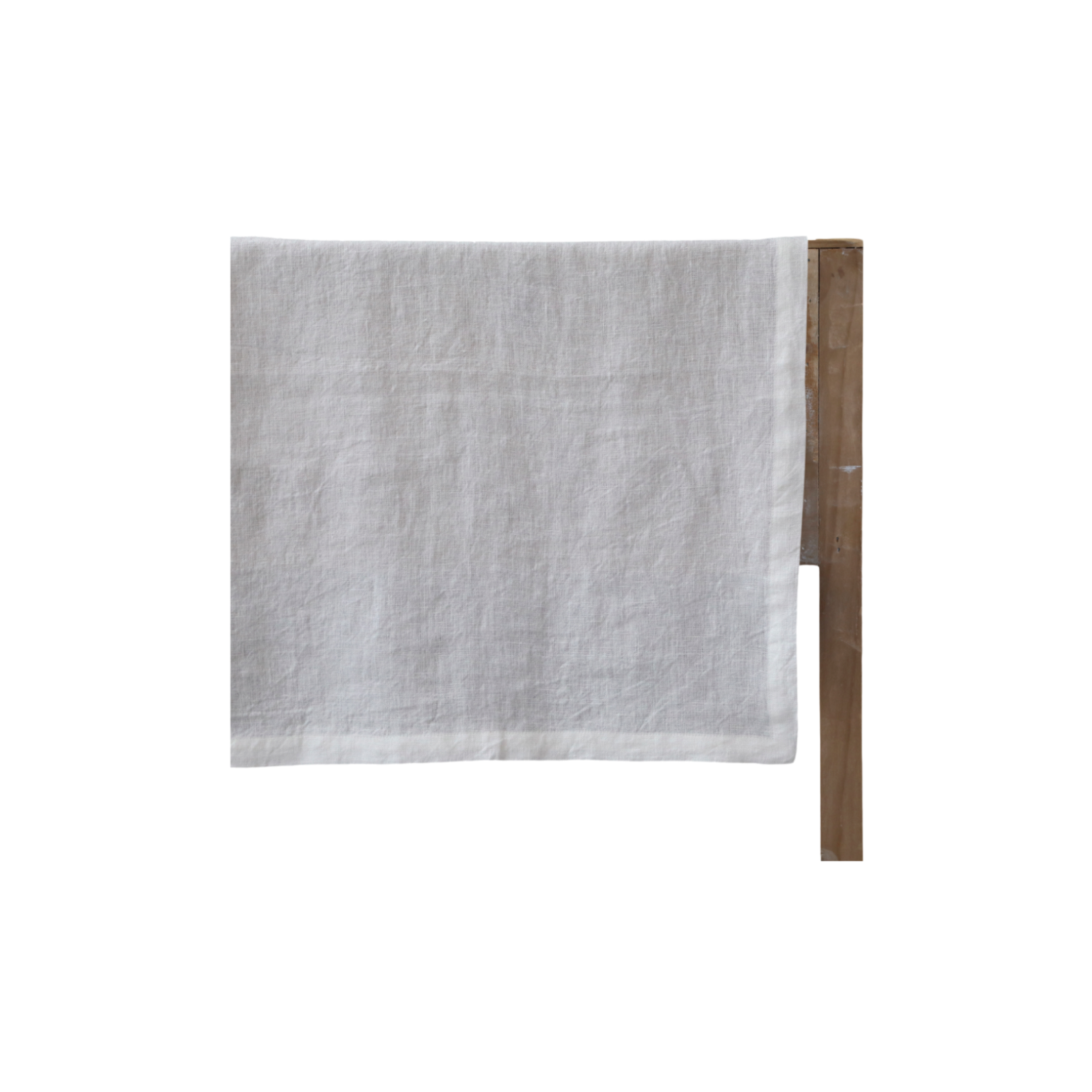 Chic Antique Tischdecke aus Leinen in creme im skandinavischen Landhausstil