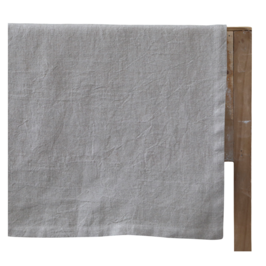Chic Antique Tischdecke aus Leinen in antique messing im skandinavischen Landhausstil