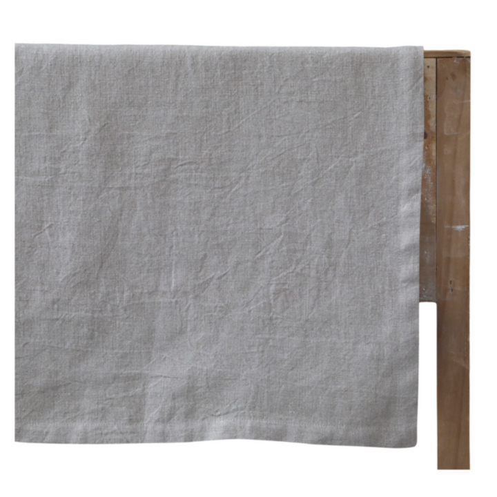 Chic Antique Tischdecke aus Leinen in antique messing im skandinavischen Landhausstil
