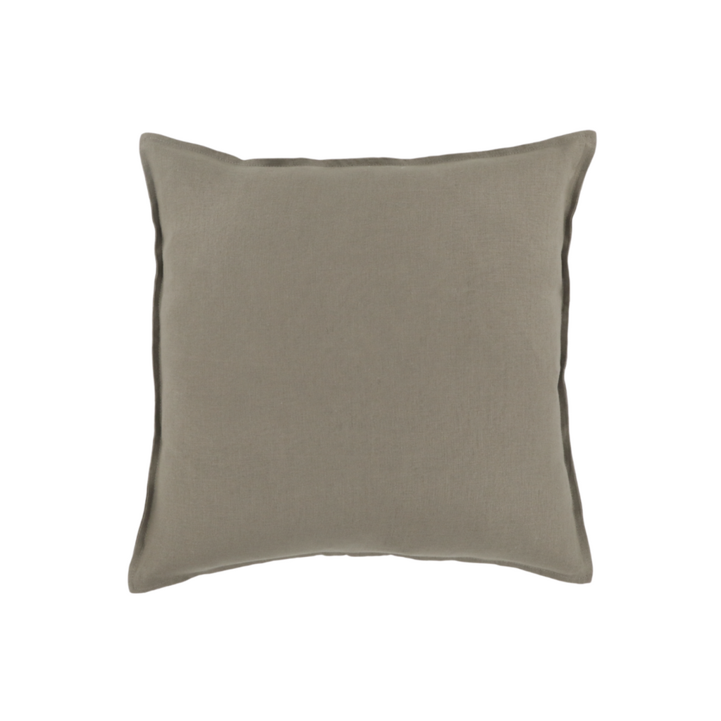 Chic Antique Aix Kissenbezug aus Leinen in Eukalyptus im skandinavischen Landhausstil
