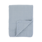 Chic Antique Aix Vintage Quilt Sky Blue als skandinavische Tagesdecke aus Baumwolle