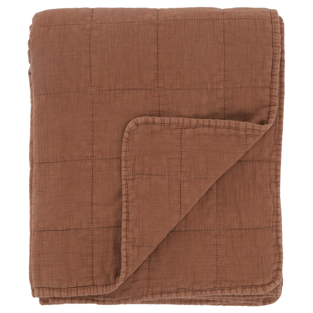 Vintage Quilt Terracotta von Chic Antique als dekorative Wohntextilie