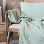 Chic Antique Aix Vintage Quilt Grün