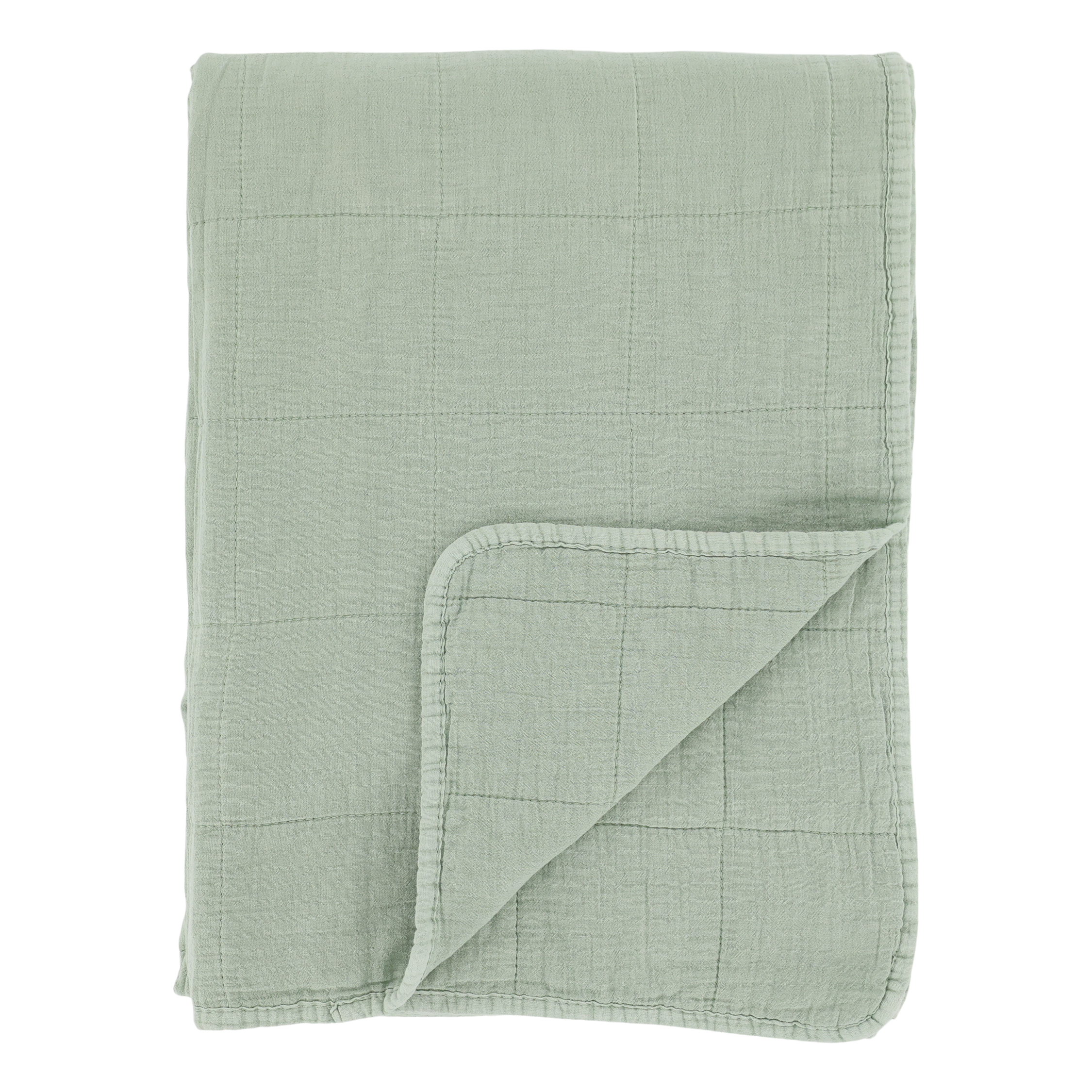 Chic Antique Aix Vintage Quilt Grün