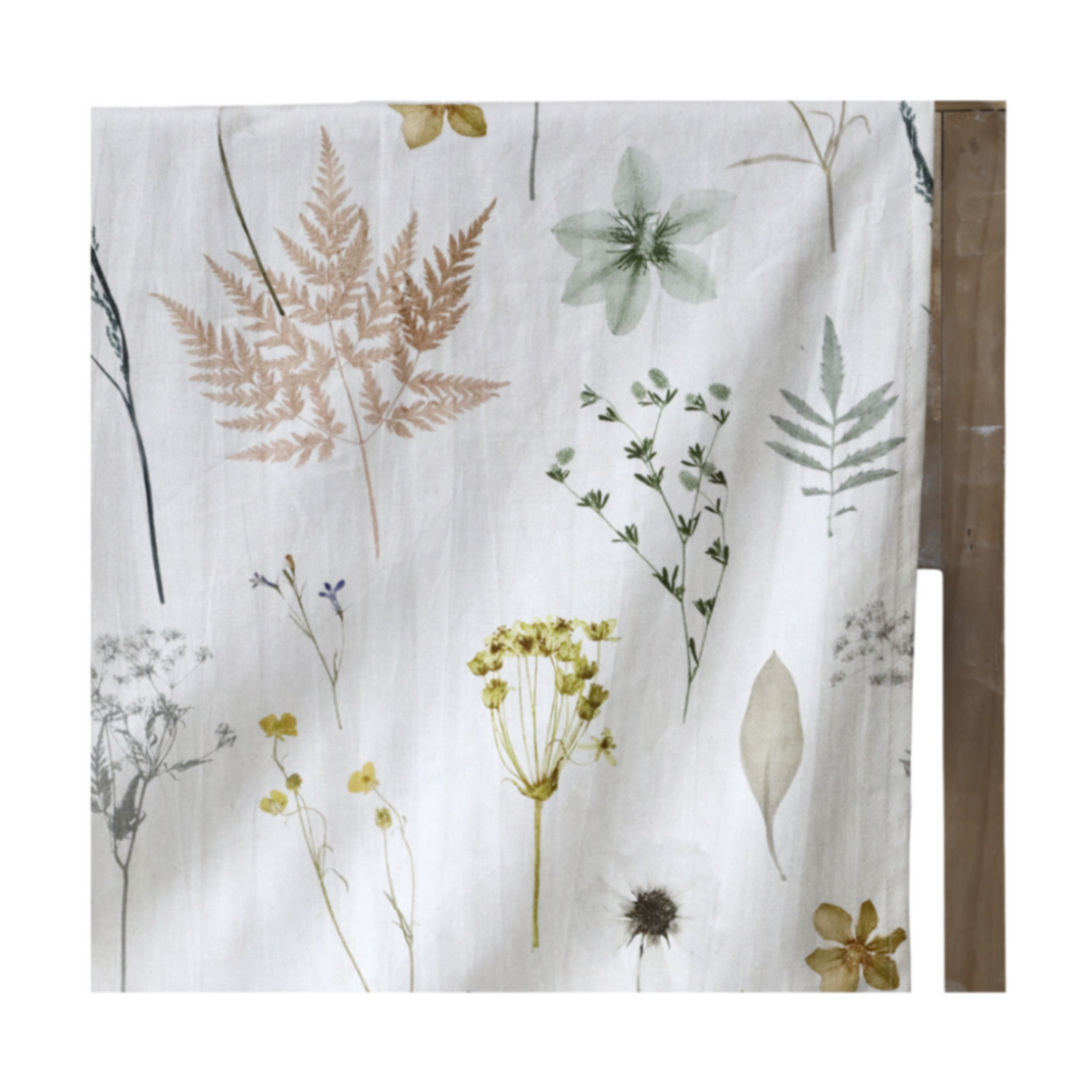 Chic Antique Aix Tischdecke Blumen Creme 140x240 cm – Landhaus Tischdecke – klaspetersen