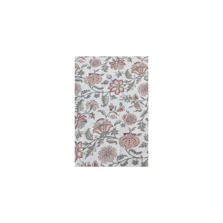 Chic Antique Aix Tischdecke creme mit Blumenmuster im skandinavischen Landhausstil