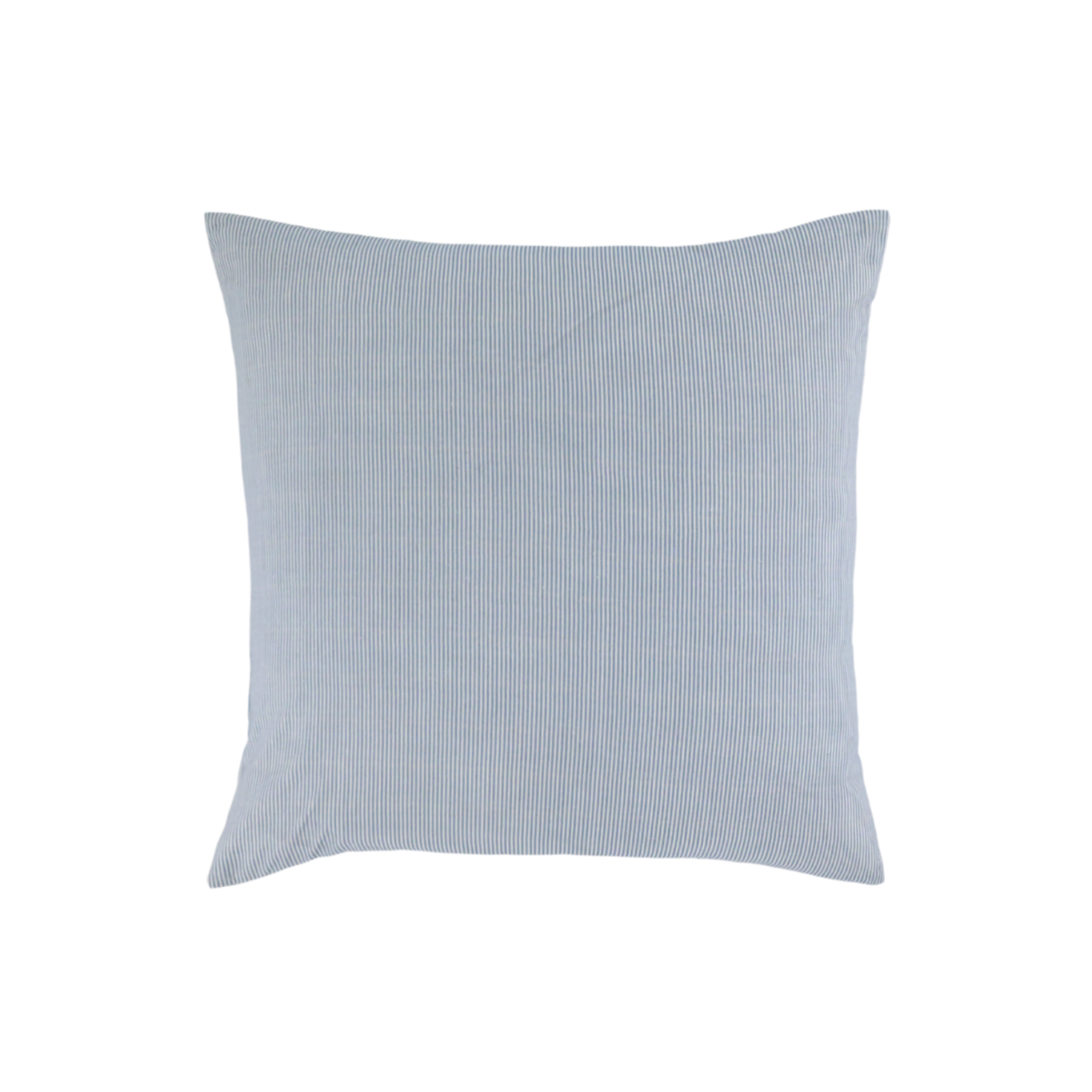Chic Antique Aix Kissenbezug mit maritimen Streifen in Sky Blue und Weiß im skandinavischen Landhausstil