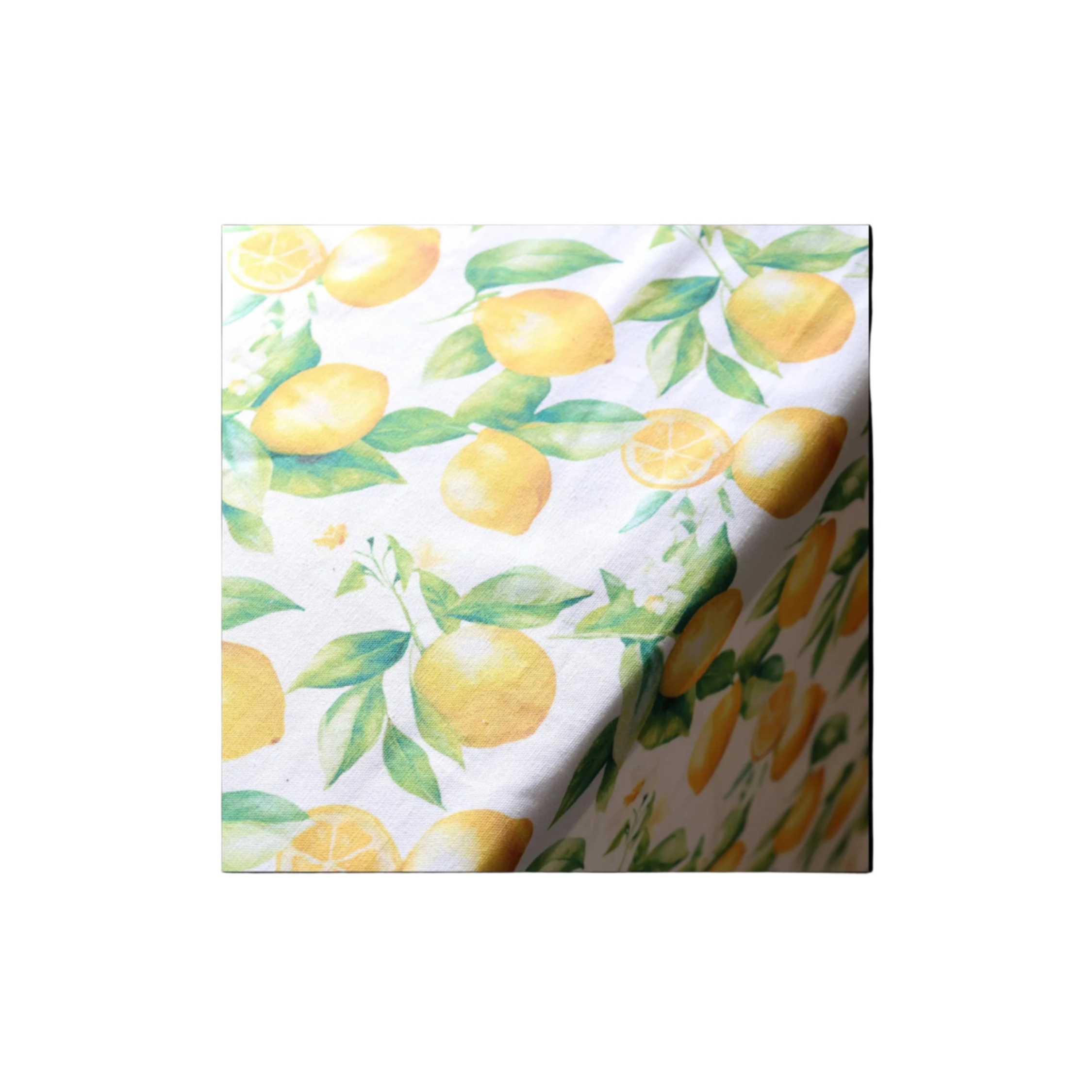 Chic Antique Aix Tischdecke mit Zitronenmotiv aus Baumwolle im skandinavischen Landhausstil