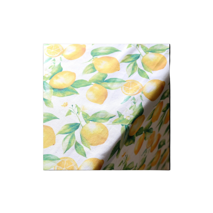 Chic Antique Aix Tischdecke mit Zitronenmotiv aus Baumwolle im skandinavischen Landhausstil