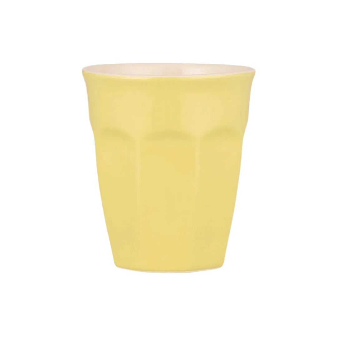 IB Laursen Café Latte Becher Mynte Lemonade Gelb aus Steingut