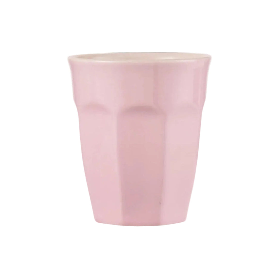 IB Laursen Café Latte Becher Mynte English Rose Rosa aus Steingut Freisteller