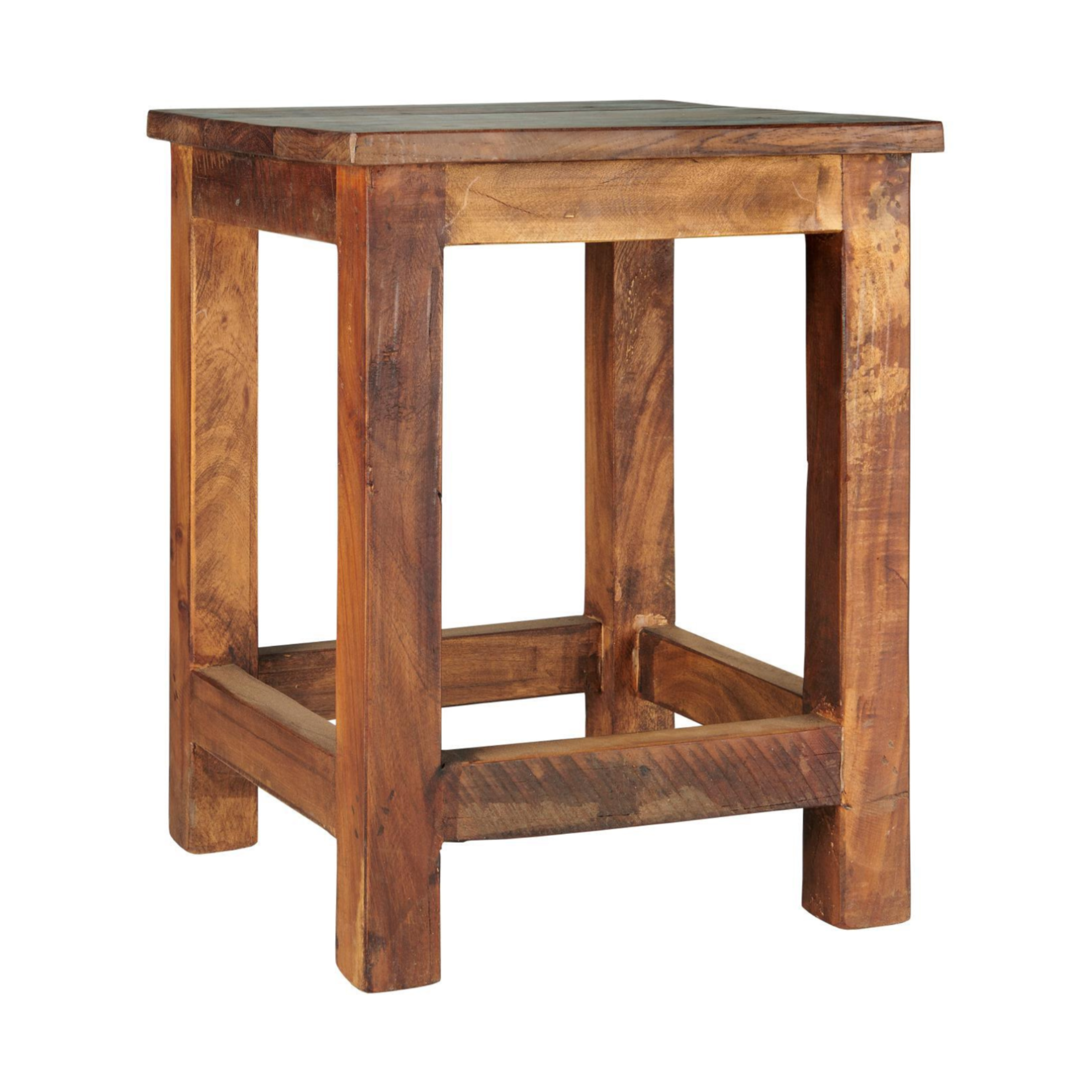 Ib Laursen Hocker UNIKA aus Holz im natürlichen skandinavischen Landhausstil