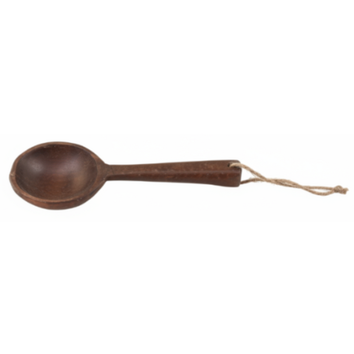 Chic Antique Grimaud Löffel aus recyceltem Holz mit Handgriff im Vintage Landhausstil
