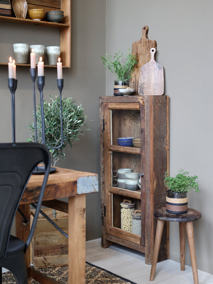 Chic Antique Grimaud Vitrinenschrank Natur