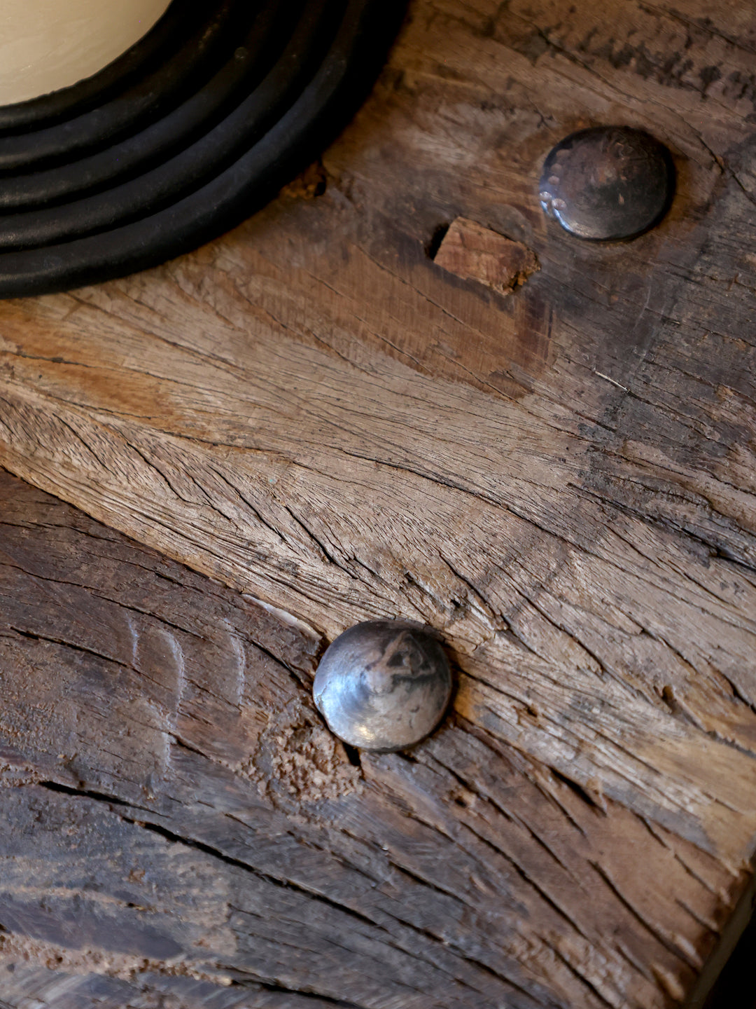 Chic Antique Grimaud Tisch mit Schublade aus Recyclingholz Natur