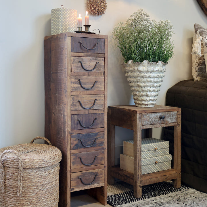 Chic Antique Grimaud Kommode mit 8 Schubladen Natur