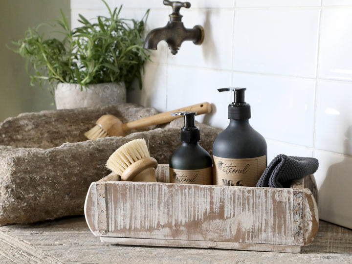Chic Antique Holz Backsteinform als dekorative Aufbewahrung