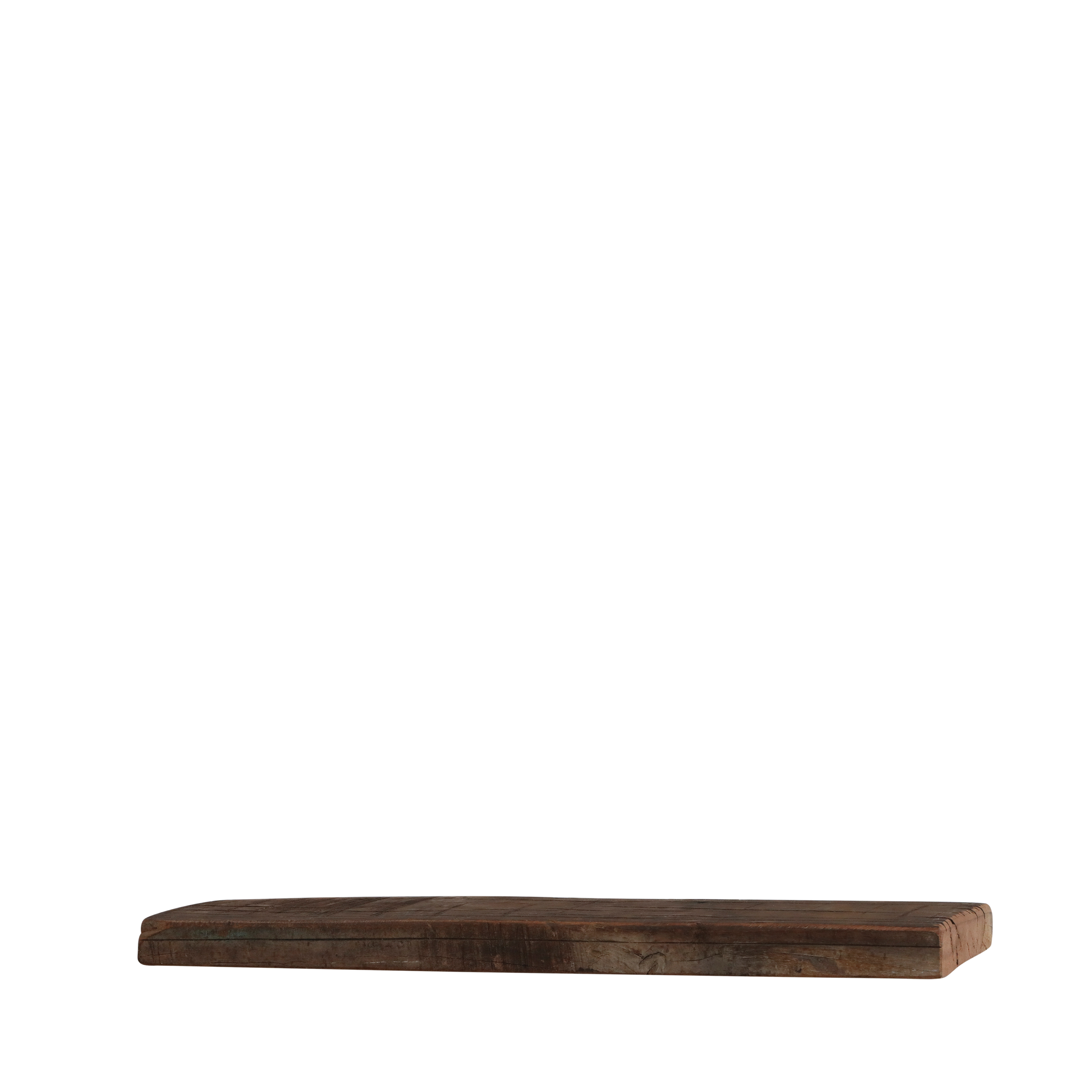 Regal in der Farbe Natur aus recyceltem Holz