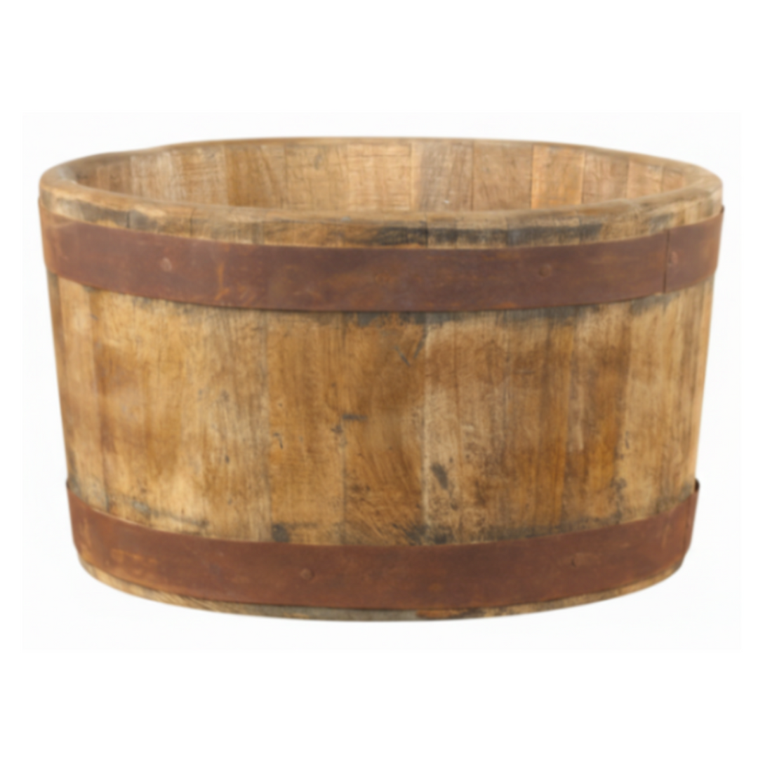 Chic Antique Grimaud Holzwanne aus recyceltem Holz im Vintage Landhausstil