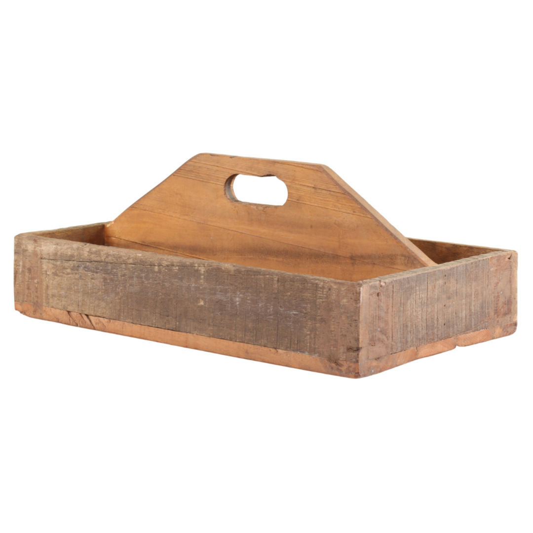 Chic Antique Holzkasten Grimaud aus recyceltem Holz mit Grifföffnung – dekorative Aufbewahrung im Vintage Stil