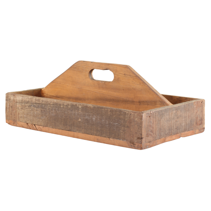 Chic Antique Holzkasten Grimaud aus recyceltem Holz mit Grifföffnung – dekorative Aufbewahrung im Vintage Stil