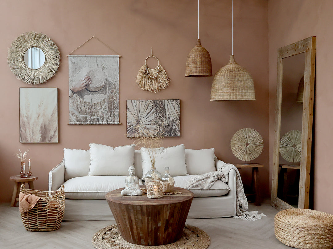 Chic Antique Grimaud Sofatisch aus Recyclingholz – Natur