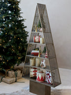 Chic Antique Vintage Trommel mit Leder handgemacht