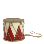 Chic Antique Vintage Trommel mit Leder handgemacht