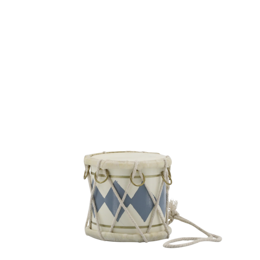 Chic Antique Vintage Trommel mit Leder