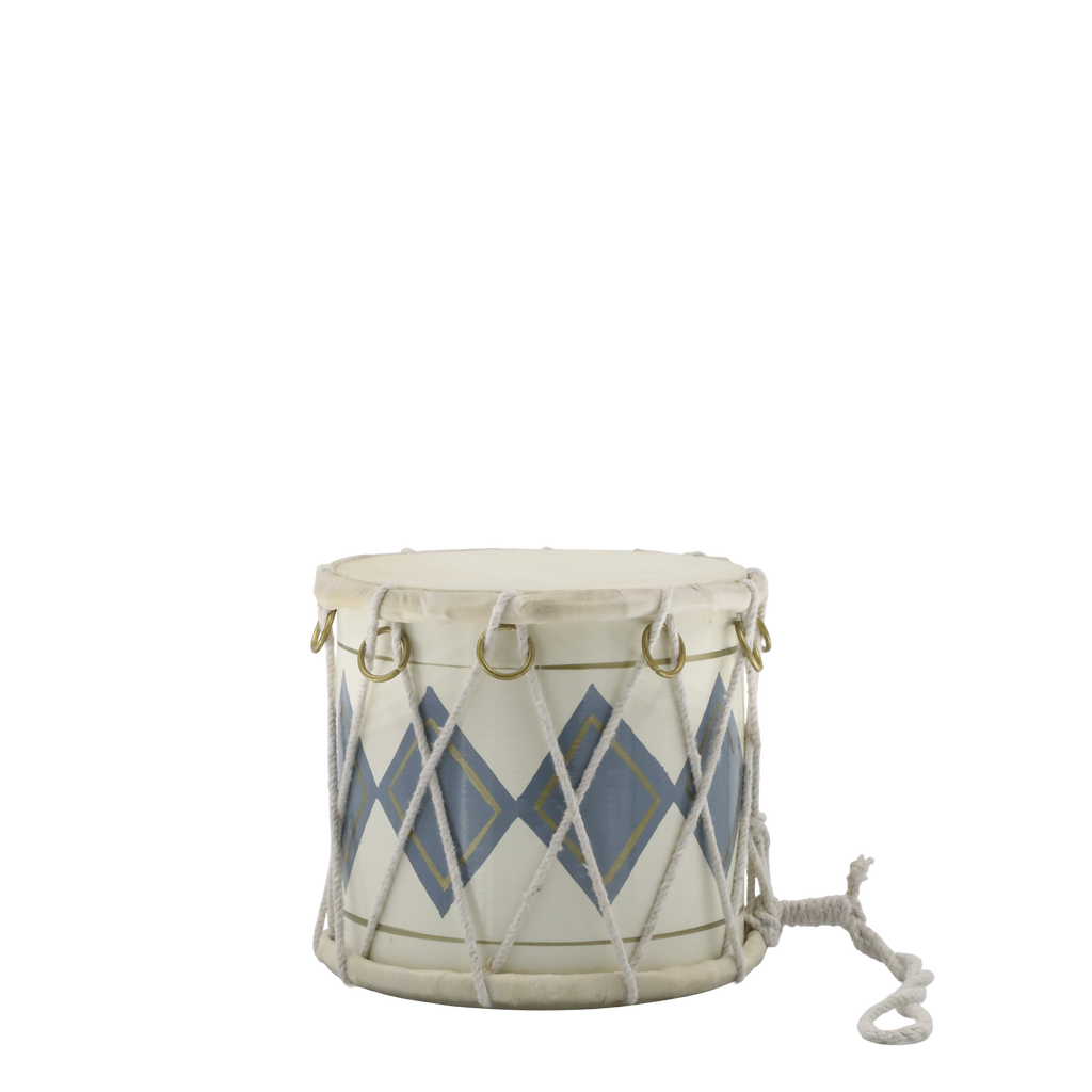 Chic Antique Vintage Trommel mit Leder handgemacht