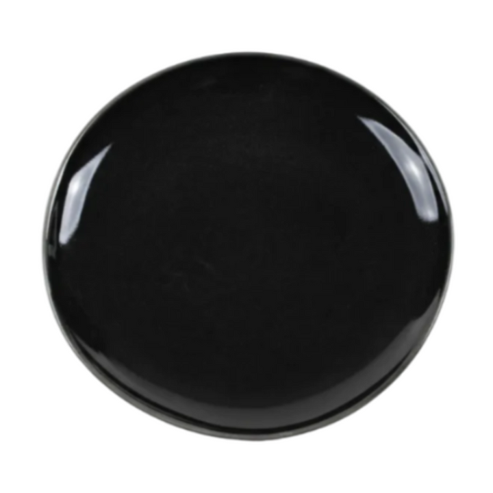 Chic Antique Calais Frühstücksteller Schwarz 20 cm Steingut Ofen- und spülmaschinengeeignet