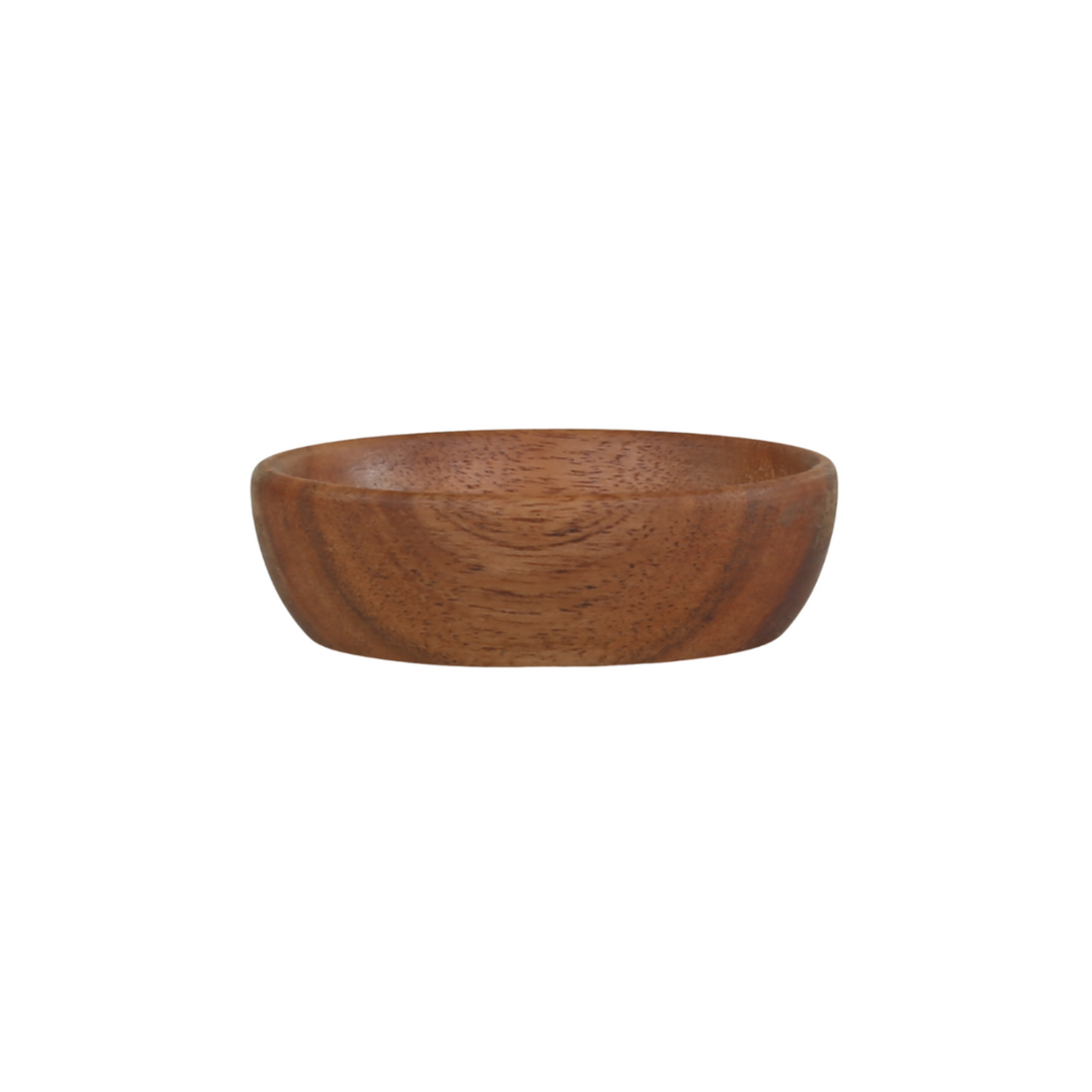 Chic Antique Laon Schale Akazienholz Natur Ø8 cm kleine Holzschale