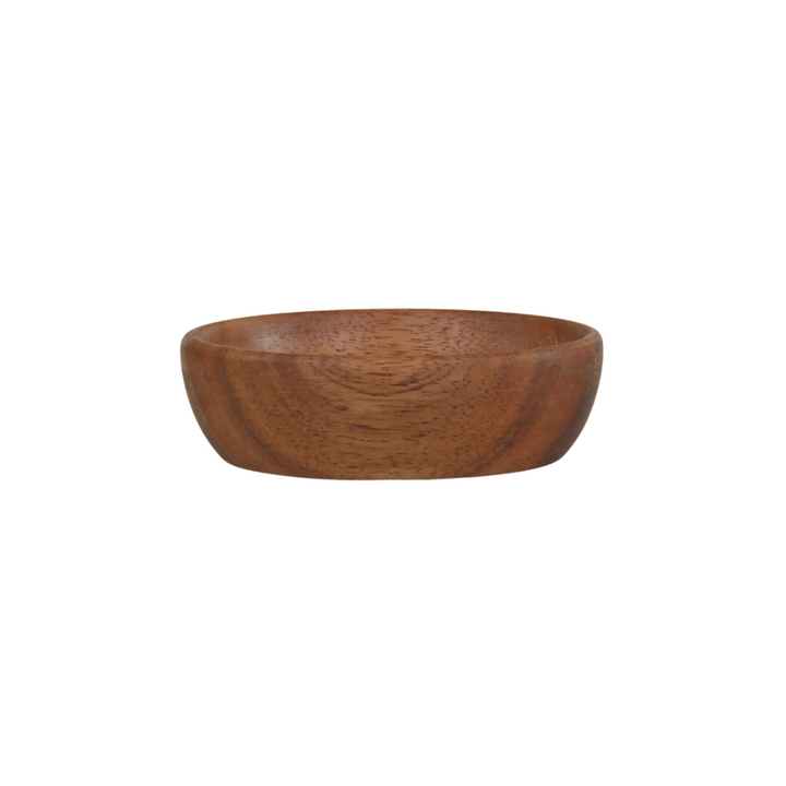 Chic Antique Laon Schale Akazienholz Natur Ø8 cm kleine Holzschale