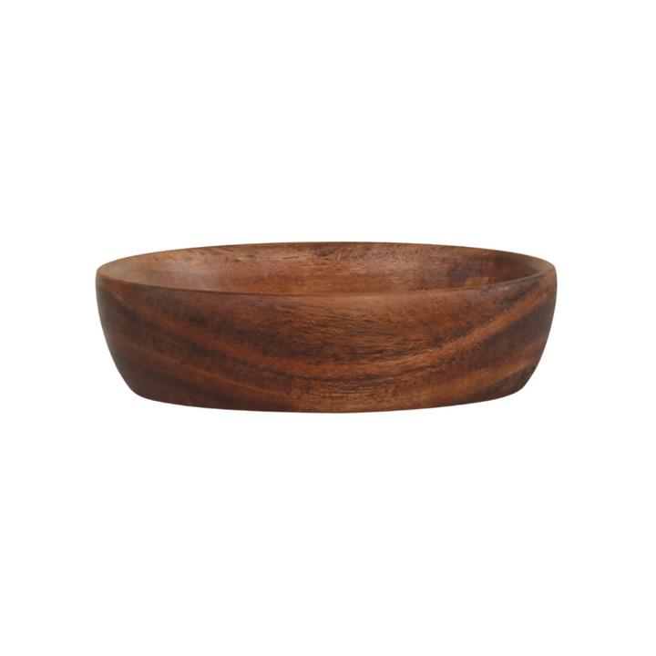 Chic Antique Laon Schale aus Akazienholz Natur Ø10 cm freigestellt