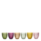 Chic Antique Saint-Émilion Glas mit Muster 6er Set