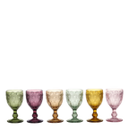 Chic Antique Saint-Émilion Weinglas mit Muster 6er Set