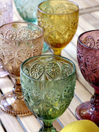 Chic Antique Saint-Émilion Weinglas mit Muster 6er Set