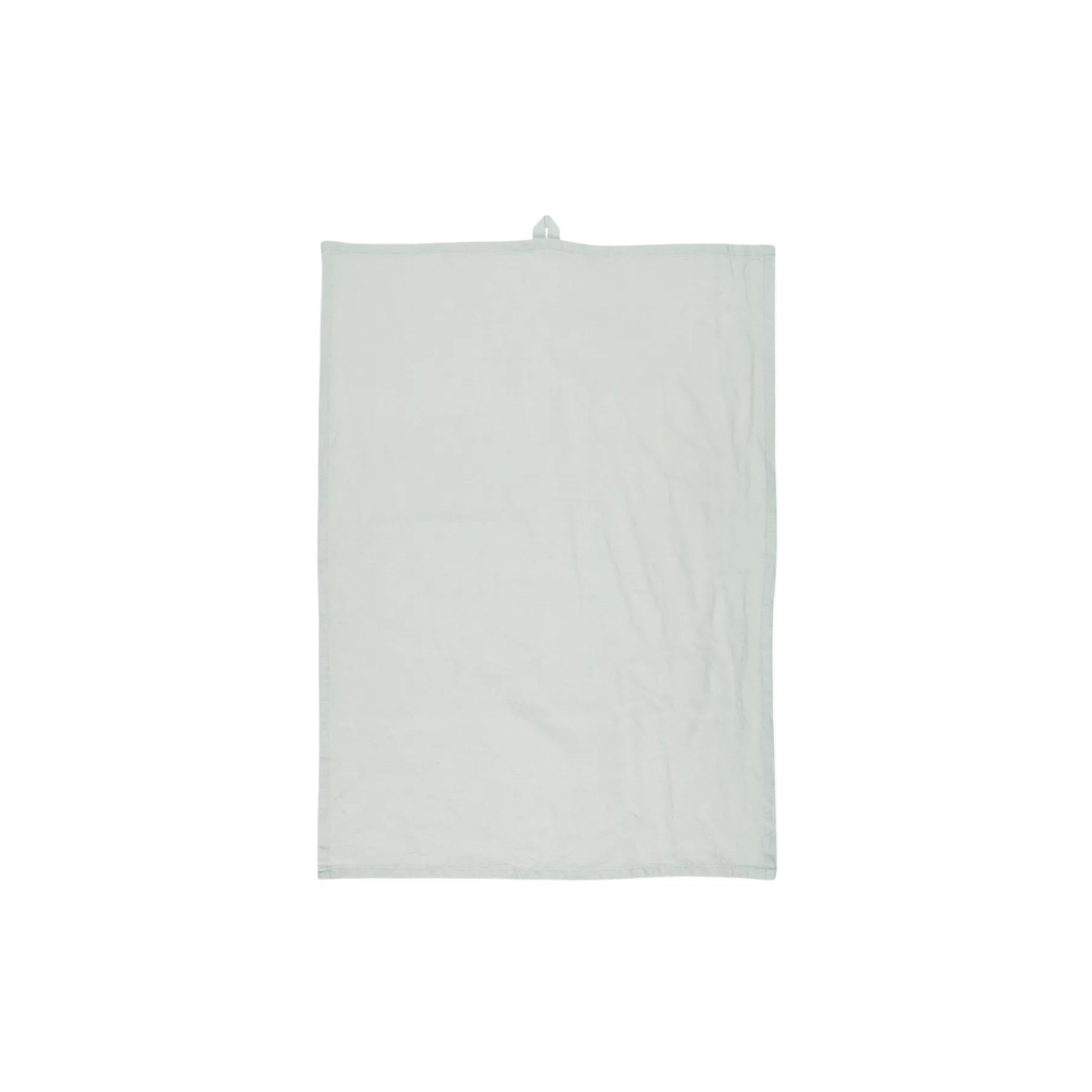 Ib Laursen Geschirrtuch Freja hellgrau aus Leinen und Baumwolle Küchentuch 50x70 cm