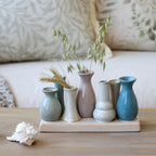 Chic Antique Vasen auf Tablett