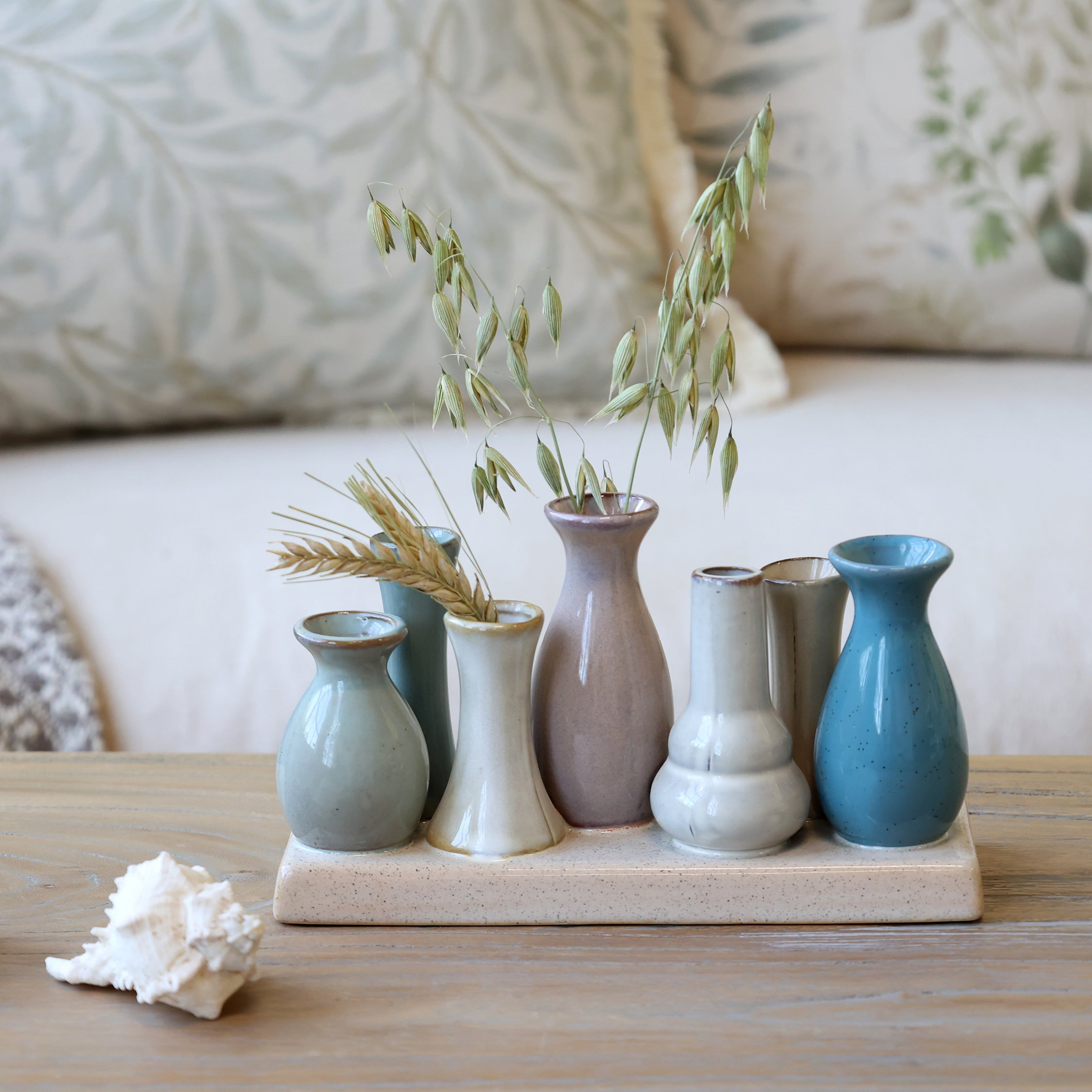 Chic Antique Vasen auf Tablett