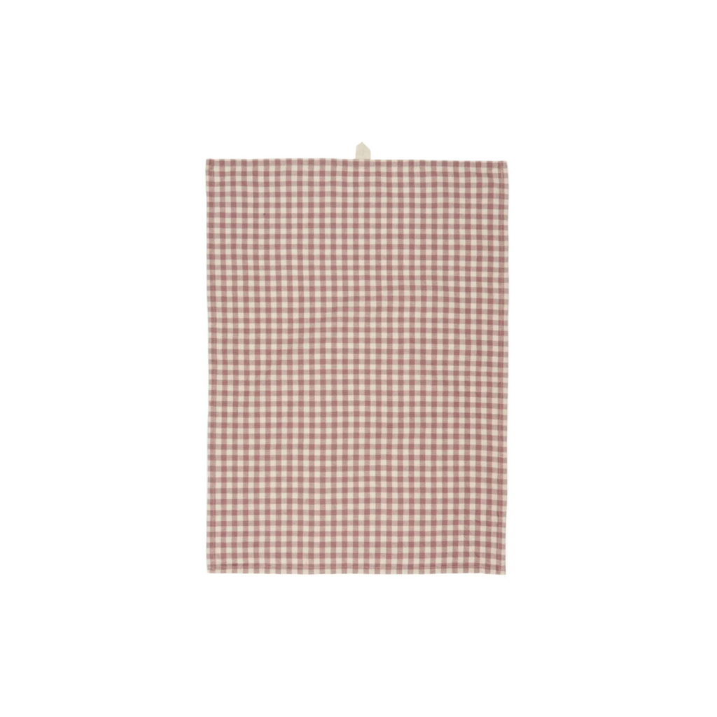 Ib Laursen Geschirrtuch Mette malva kariert Baumwolle Küchentuch 50x70 cm