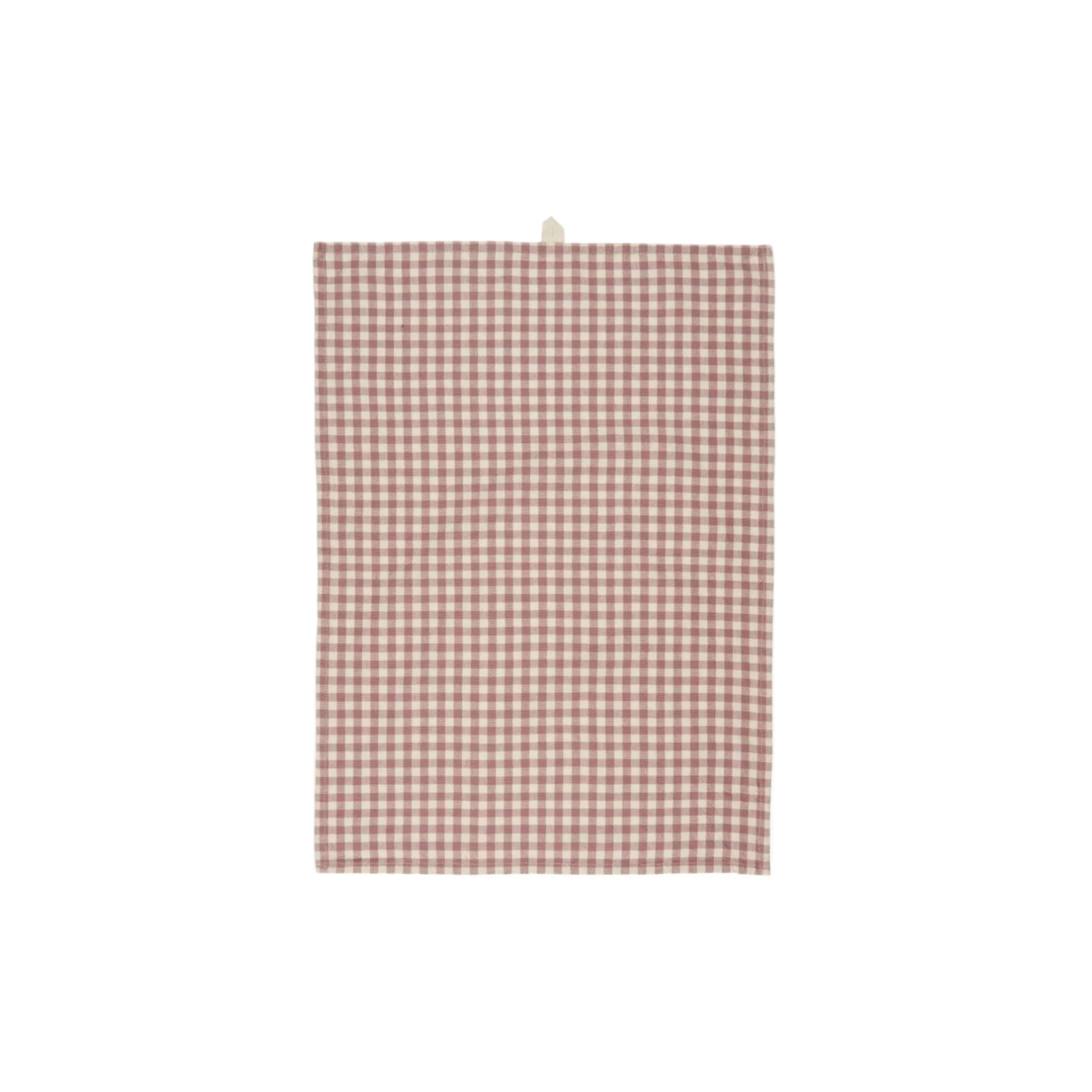 Ib Laursen Geschirrtuch Mette malva kariert Baumwolle Küchentuch 50x70 cm