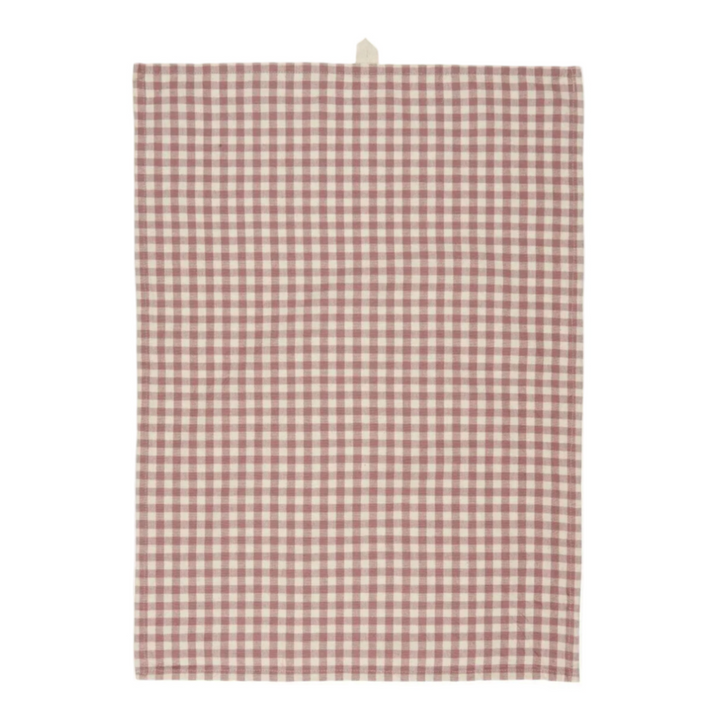 Ib Laursen Geschirrtuch Mette malva kariert Baumwolle Küchentuch 50x70 cm