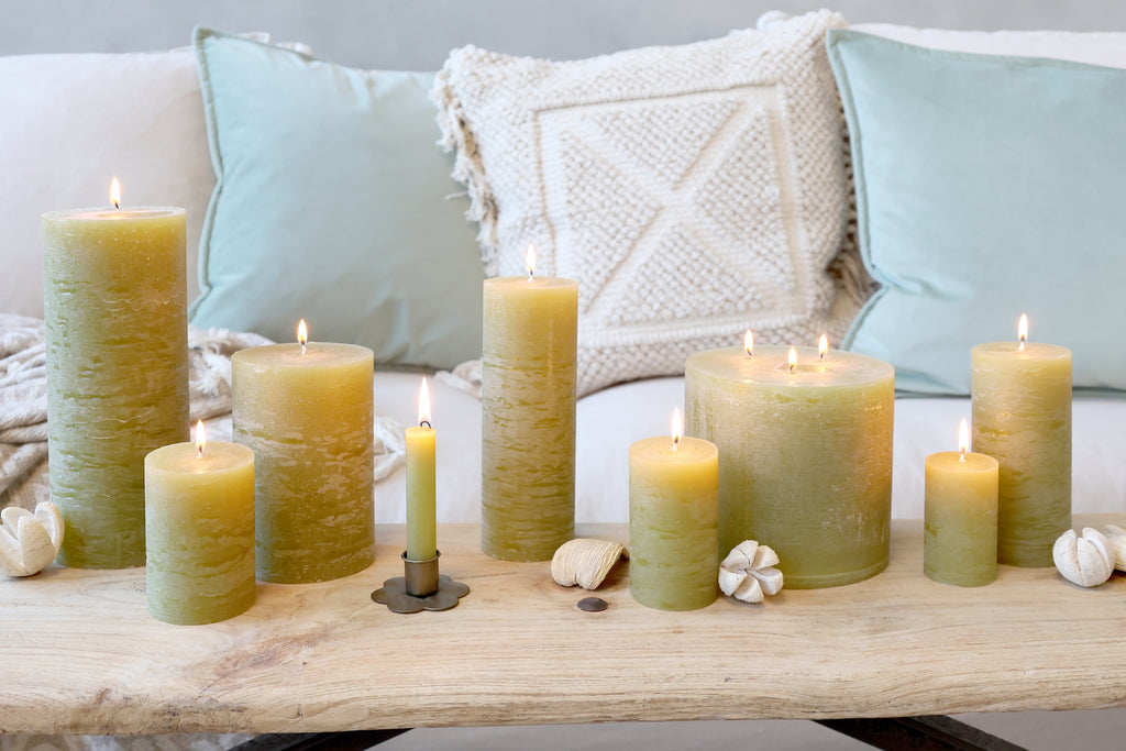 Chic Antique Macon Stumpenkerze rustikale 80 Std.