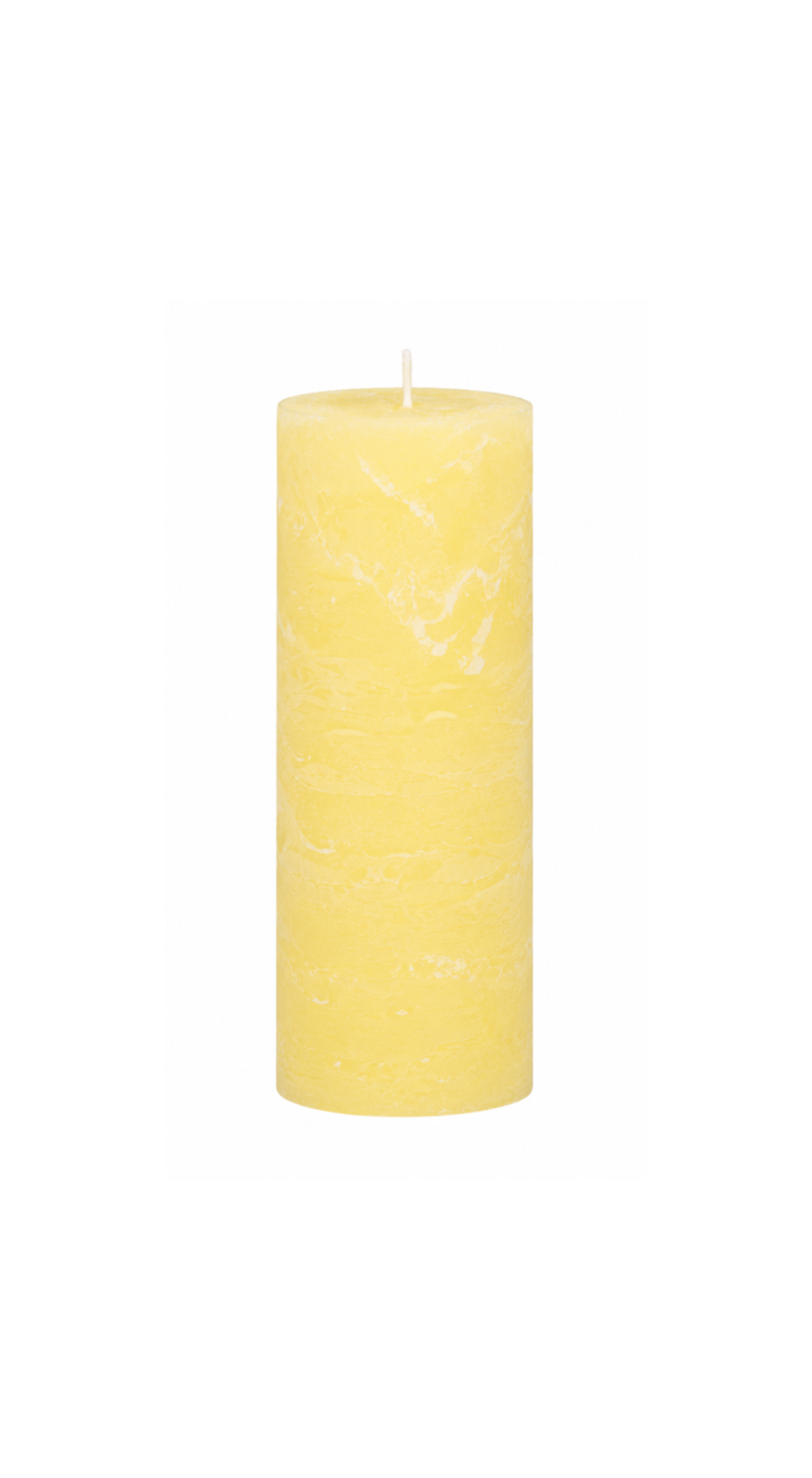 Chic Antique Macon Stumpenkerze Honigmelone 80 Stunden Brenndauer 20 x 7 cm freigestellt auf weißem Hintergrund