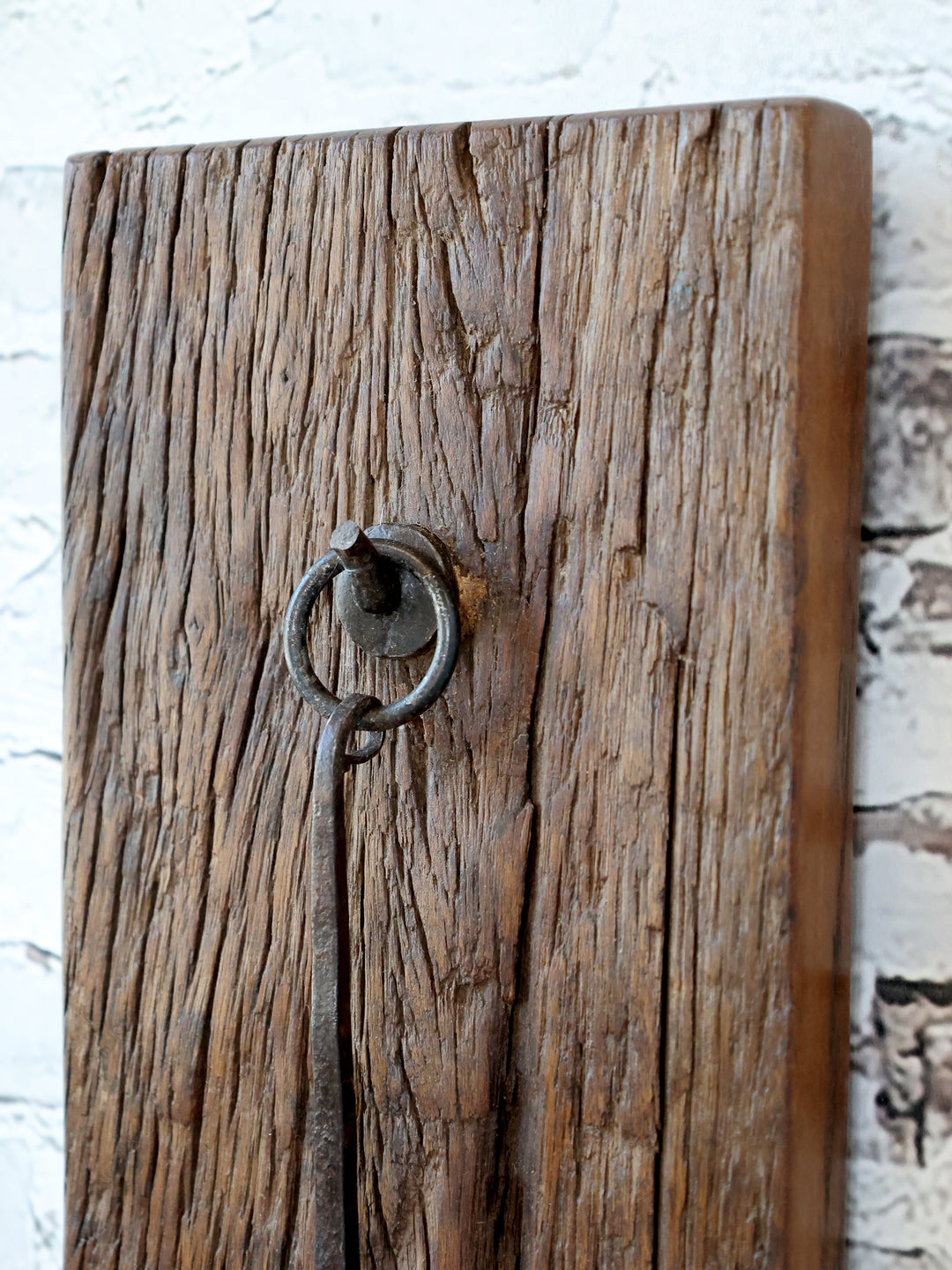 Chic Antique Grimaud Wandkerzenhalter aus Holz und Eisen im rustikalen Landhausstil