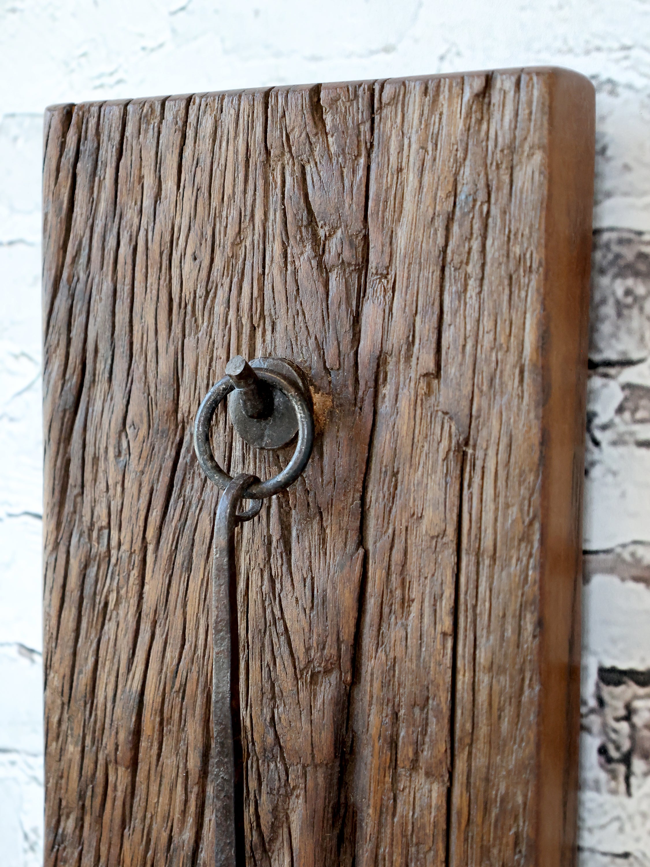 Chic Antique Grimaud Wandkerzenhalter aus Holz und Eisen im rustikalen Landhausstil