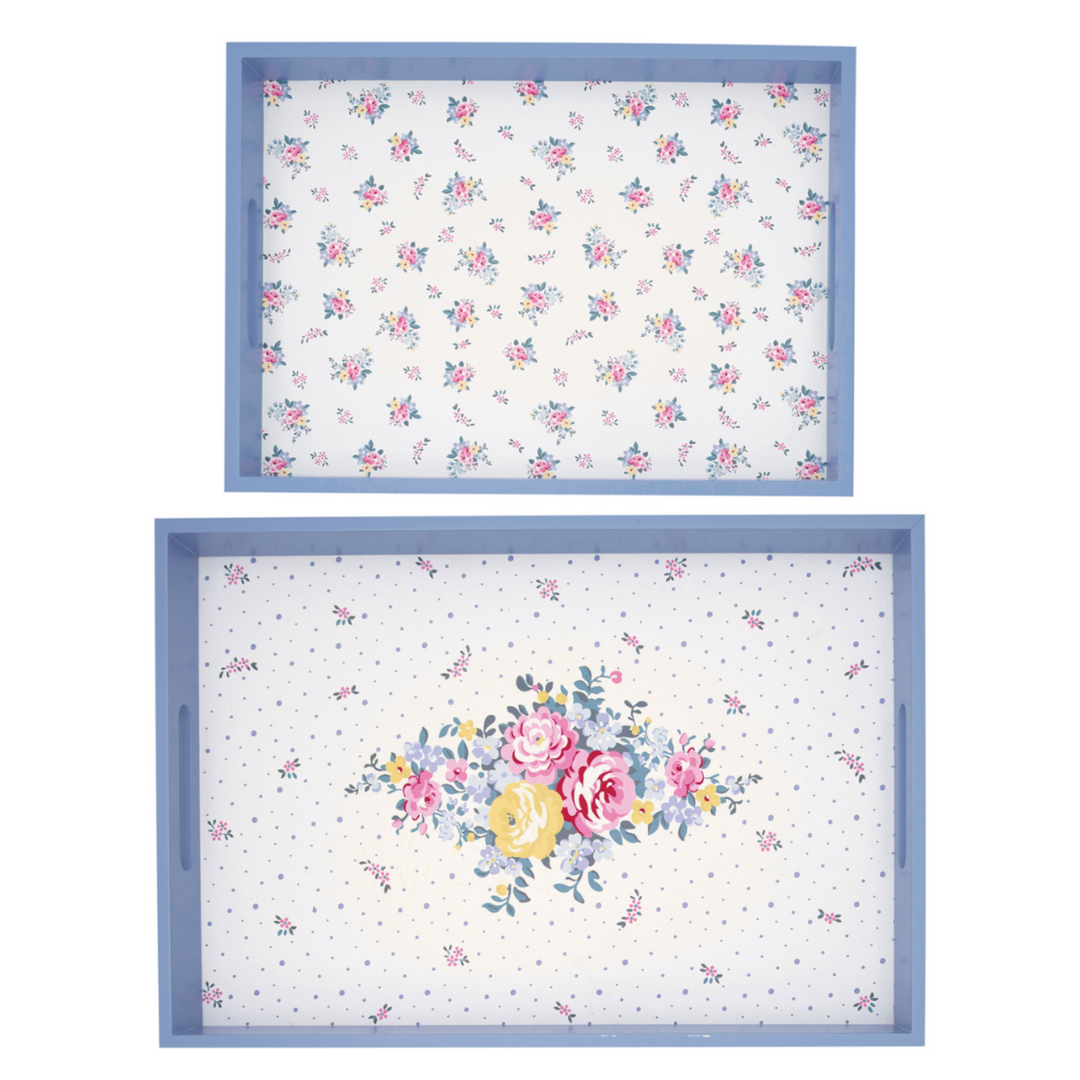 GreenGate Tablett 2er Set im skandinavischen Landhausstil