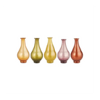 Ib Laursen Vase Anemone 5er Set UNIKA mundgeblasene Glasvasen in verschiedenen Farben